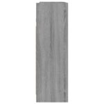 Armoire à miroir de salle de bain Sonoma gris 62,5x20,5x64 cm – Image 6