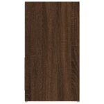 Armoire de bain Chêne marron 60x33x61 cm Bois d'ingénierie – Image 5