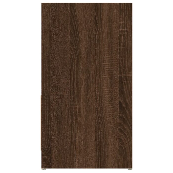 Armoire de bain Chêne marron 60x33x61 cm Bois d'ingénierie – Image 5