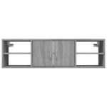 Étagère murale Sonoma gris 102x30x29 cm Bois ingénierie – Image 3