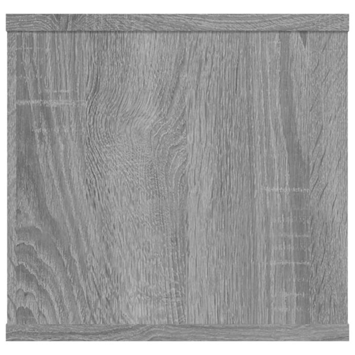 Étagère murale Sonoma gris 102x30x29 cm Bois ingénierie – Image 5
