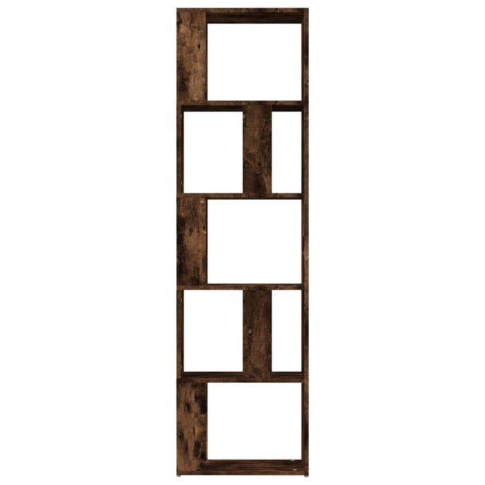 Bibliothèque Chêne fumé 45x24x160 cm Bois d'ingénierie – Image 3