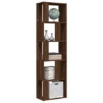 Bibliothèque Chêne marron 45x24x160 cm Bois d'ingénierie – Image 2