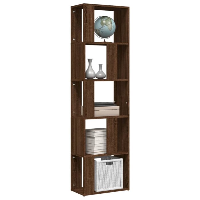 Bibliothèque Chêne marron 45x24x160 cm Bois d'ingénierie – Image 2