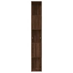 Bibliothèque Chêne marron 45x24x160 cm Bois d'ingénierie – Image 4