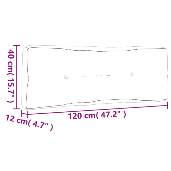 Coussins de palette lot de 5 motif de feuilles tissu – Image 8
