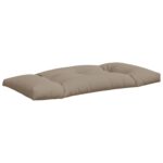 Coussins de palette lot de 3 taupe tissu – Image 3