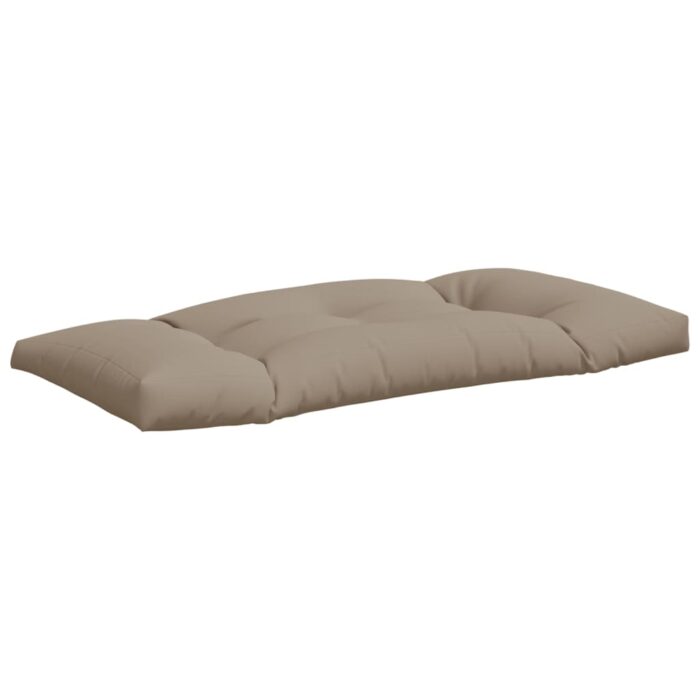Coussins de palette lot de 3 taupe tissu – Image 3