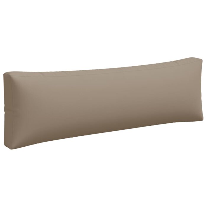 Coussins de palette lot de 3 taupe tissu – Image 4