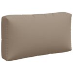Coussins de palette lot de 3 taupe tissu – Image 5