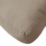 Coussins de palette lot de 3 taupe tissu – Image 6