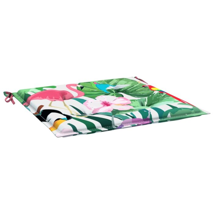 Coussins de chaise de jardin lot de 6 multicolore 40x40x4 cm – Image 2