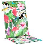 Coussins de chaise à dossier haut lot de 6 multicolore tissu – Image 2