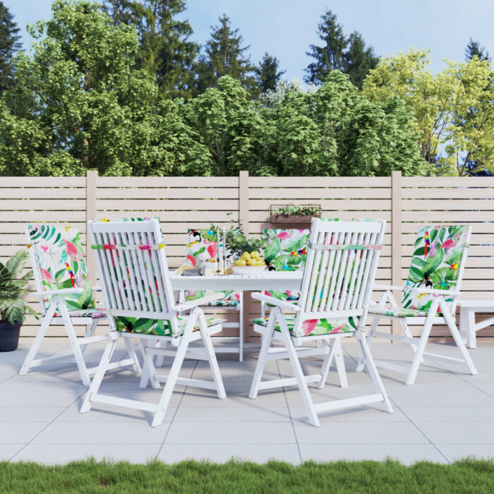 VXL8720845706777_m_en_hd_1.jpg Coussins de chaise à dossier haut lot de 6 multicolore tissu – Image 1