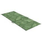 Coussins de chaise à dossier haut lot de 2 modèle de feuille – Image 3