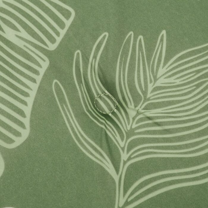 Coussins de chaise à dossier haut lot de 2 modèle de feuille – Image 5