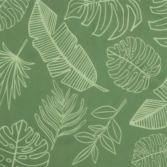 Coussins de chaise à dossier haut lot de 2 modèle de feuille – Image 6