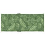 Coussins de chaise à dossier haut lot de 6 modèle de feuille – Image 4