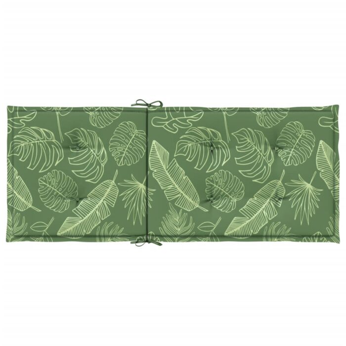 Coussins de chaise à dossier haut lot de 6 modèle de feuille – Image 4