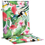 Coussins de chaise à dossier bas lot de 6 multicolore tissu – Image 2