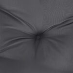 Coussins de chaise lot de 2 anthracite 40x40x7 cm tissu oxford – Image 4