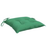 Coussins de chaise lot de 6 vert 40x40x7 cm tissu oxford – Image 2