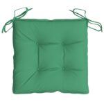 Coussins de chaise lot de 6 vert 40x40x7 cm tissu oxford – Image 3