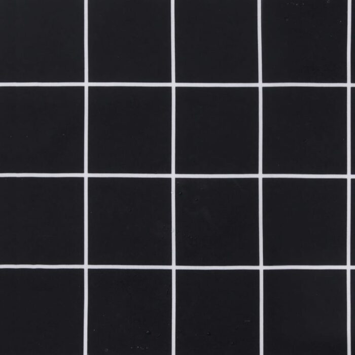 Coussins de chaise lot de 4 carreaux noir 40x40x7 cm tissu – Image 7
