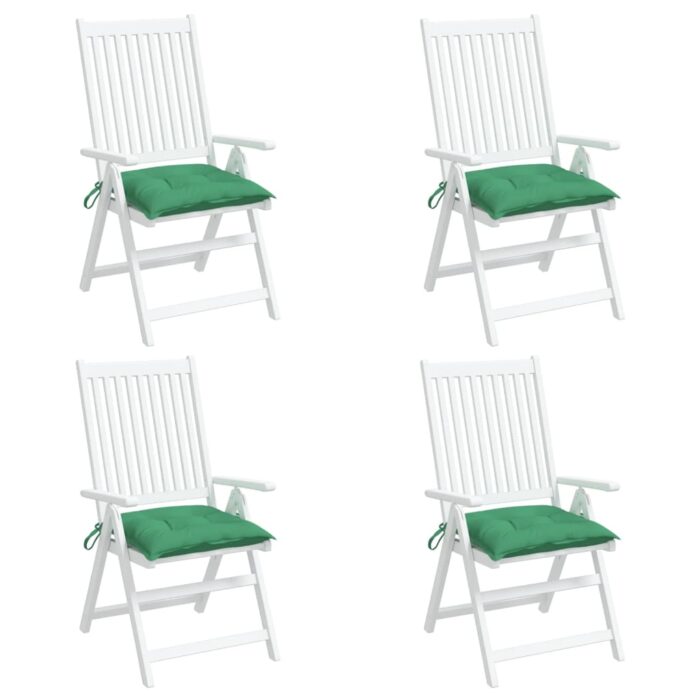 Coussins de palette lot de 4 vert 50x50x7 cm tissu oxford – Image 1
