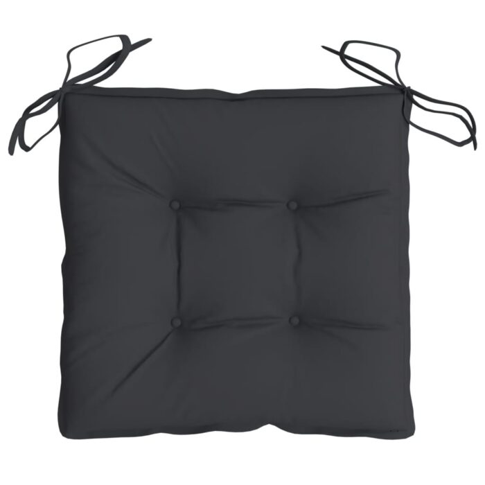 Coussins de palette lot de 2 noir 50x50x7 cm tissu oxford – Image 3