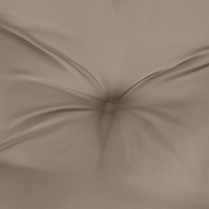 Coussins de palette lot de 2 taupe 50x50x7 cm tissu oxford – Image 4
