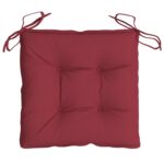 Coussins de palette lot de 2 rouge bordeaux 50x50x7 cm – Image 3