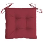 Coussins de palette lot de 4 rouge bordeaux 50x50x7 cm – Image 3