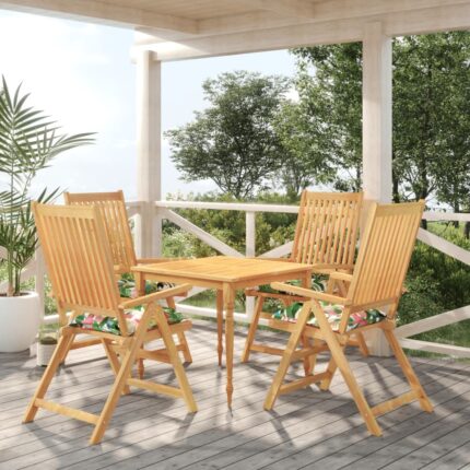 Coussins de chaise lot de 4 multicolore 50x50x7 cm tissu oxford