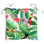 Coussins de chaise lot de 6 multicolore 50x50x7 cm tissu oxford – Image 2