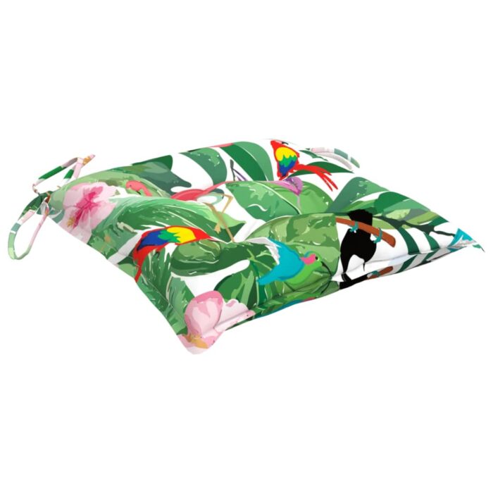 Coussins de chaise lot de 6 multicolore 50x50x7 cm tissu oxford – Image 3