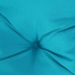 Coussins de chaise lot de 4 turquoise 50x50x7 cm tissu oxford – Image 6