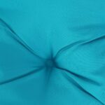 Coussins de chaise lot de 6 turquoise 50x50x7 cm tissu oxford – Image 6