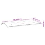 Coussin de banc de jardin crème 100x50x7 cm tissu oxford – Image 5