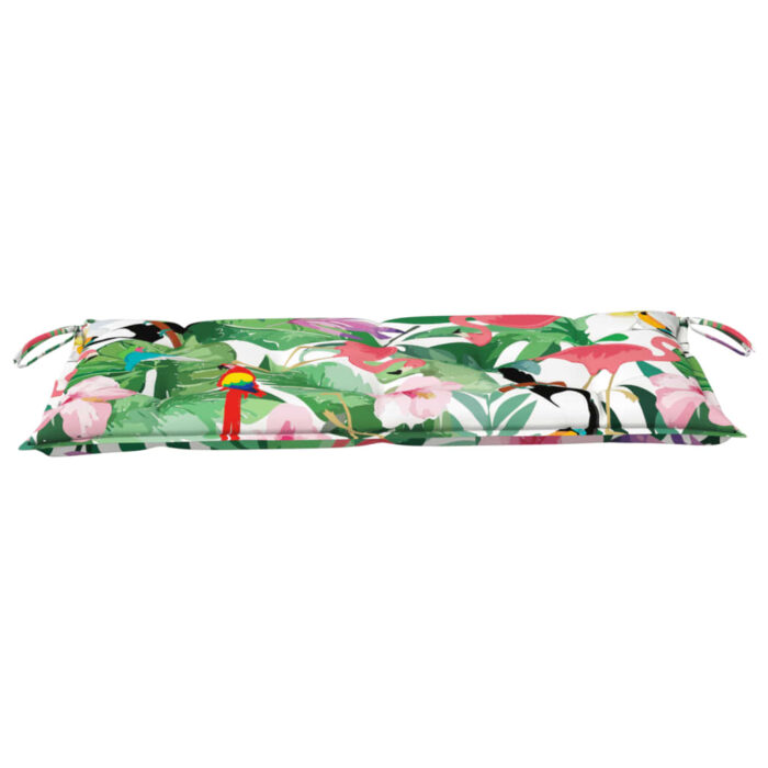 Coussin de banc de jardin multicolore 100x50x7 cm tissu oxford – Image 2