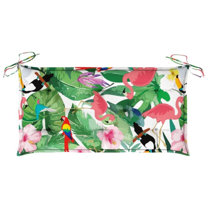 Coussin de banc de jardin multicolore 100x50x7 cm tissu oxford – Image 3