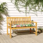 Coussin de banc de jardin multicolore 100x50x7 cm tissu oxford