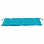 Coussin de banc de jardin turquoise 100x50x7 cm tissu oxford – Image 2