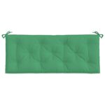 Coussin de banc de jardin vert 120x50x7 cm tissu oxford – Image 2