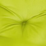 Coussin de banc de jardin vert brillant 120x50x7cm tissu oxford – Image 3