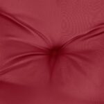 Coussin de banc de jardin rouge bordeaux 150x50x7 cm – Image 3