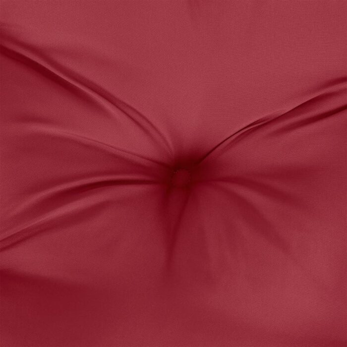 Coussin de banc de jardin rouge bordeaux 150x50x7 cm – Image 3