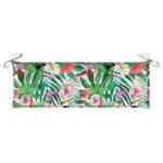 Coussin de banc de jardin multicolore 150x50x7 cm tissu oxford – Image 3