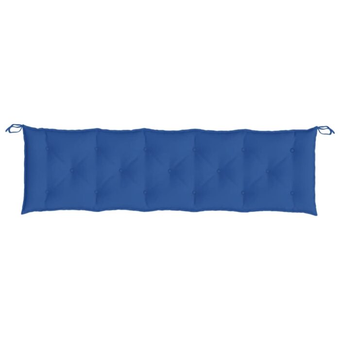 Coussin de banc de jardin bleu royal 180x50x7 cm tissu oxford – Image 2