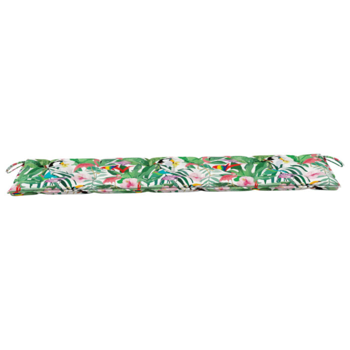 Coussin de banc de jardin multicolore 180x50x7 cm tissu oxford – Image 2